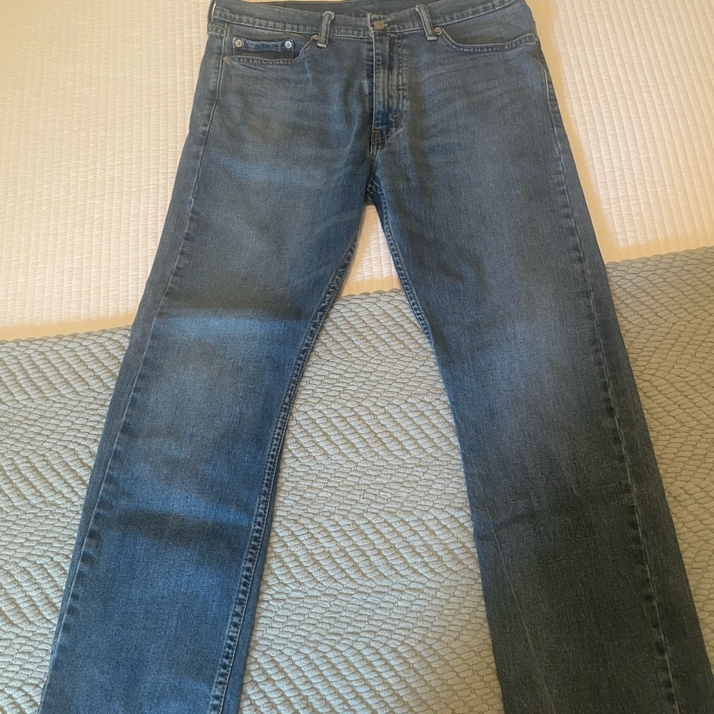 Levi's Men's Straight Jeans in Deep Blue 513 perfect 34x30